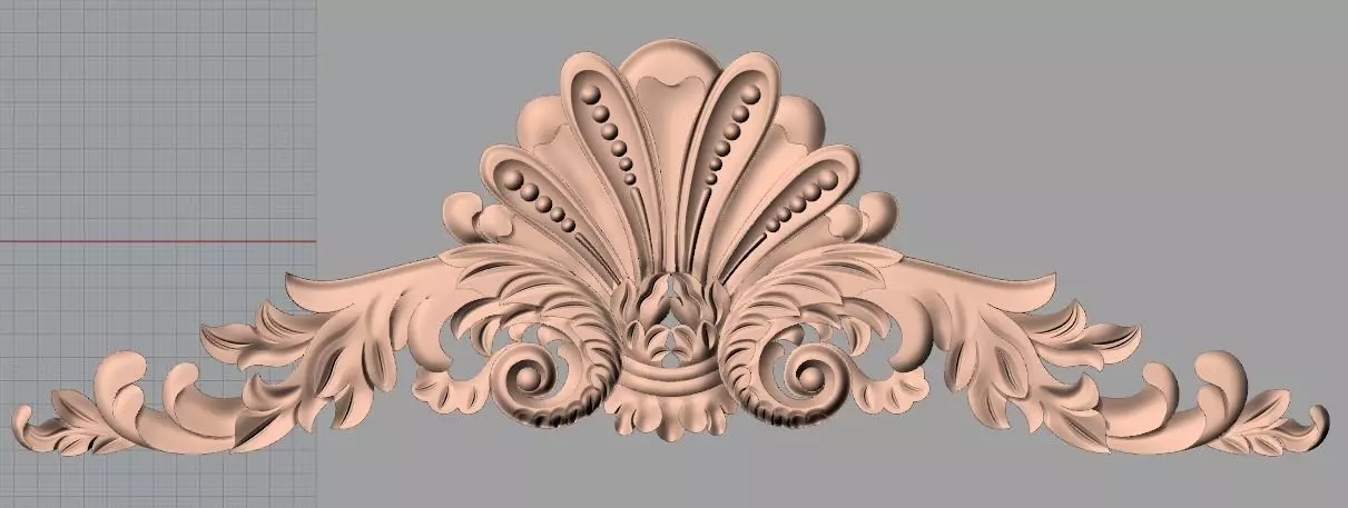 Artcam 3D relief STL models for CNC woodworking E127 3D model_0