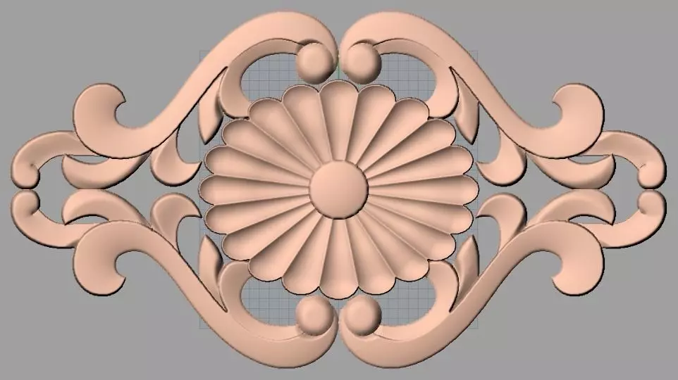 Artcam 3D relief STL models for CNC woodworking E129 3D model_0