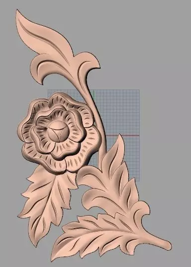 Artcam 3D relief STL models for CNC woodworking E131 3D model