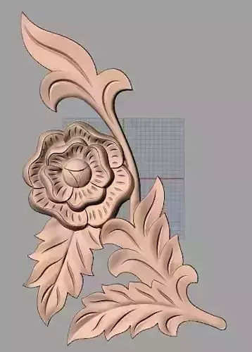 Artcam 3D relief STL models for CNC woodworking E131