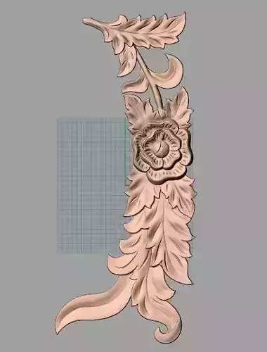 Artcam 3D relief STL models for CNC woodworking E132