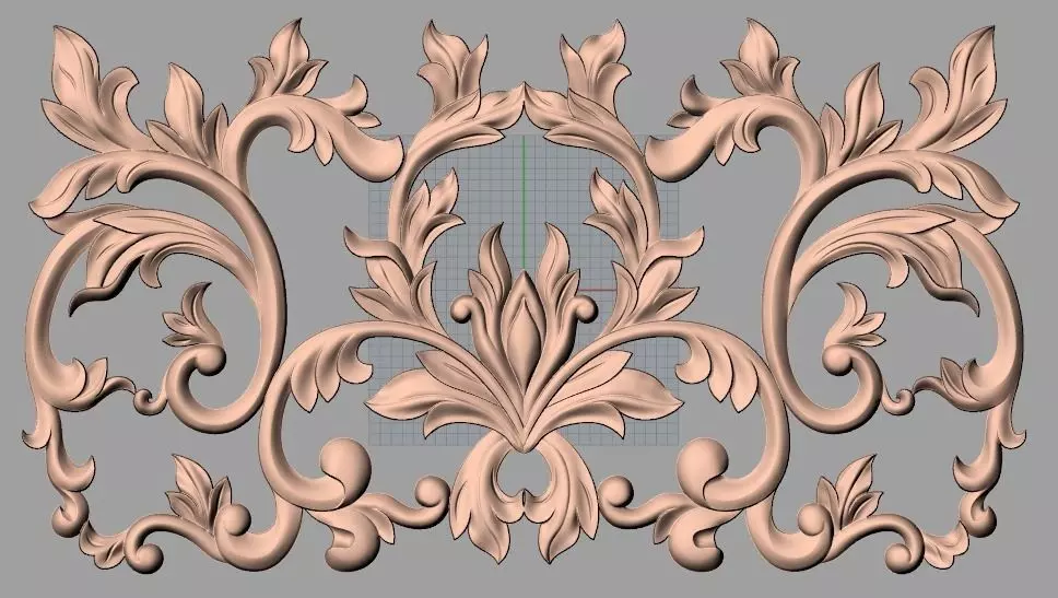 Artcam 3D relief STL models for CNC woodworking E133 3D model_0