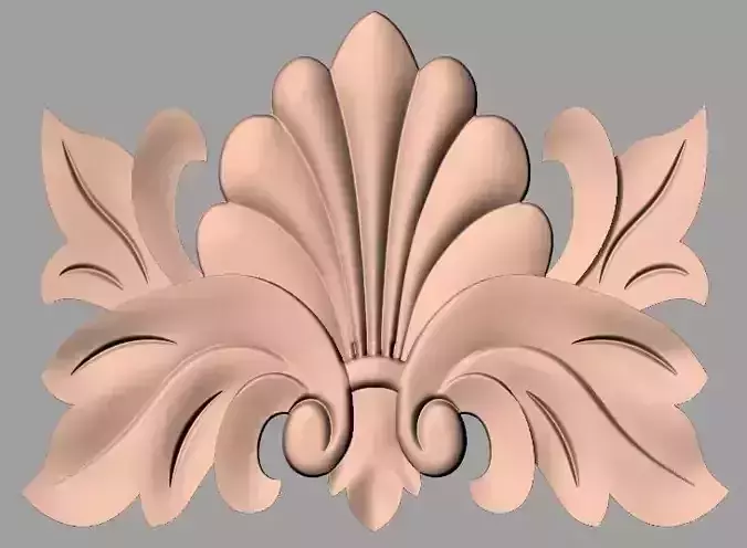 Artcam 3D relief STL models for CNC woodworking E136