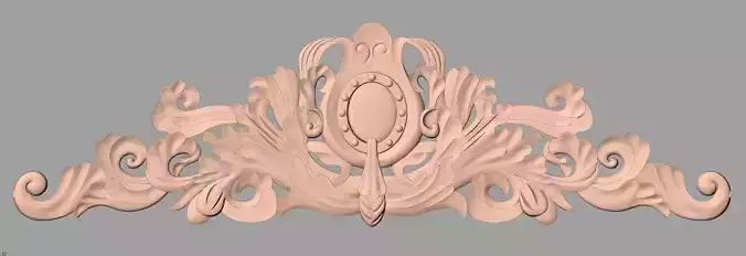 Artcam 3D relief STL models for CNC woodworking E137