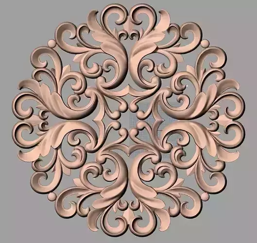 Artcam 3D relief STL models for CNC woodworking E138 3D model