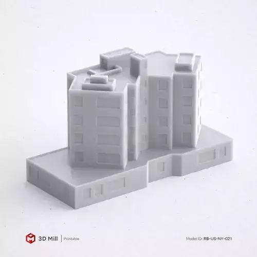 3D Print miniature building RB-US-NY-021 3D print model