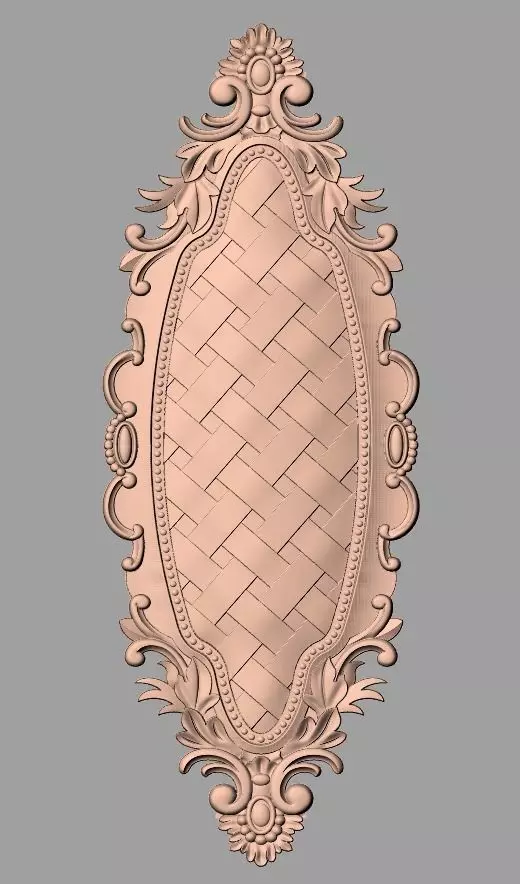 Artcam 3D relief STL models for CNC woodworking E139 3D model_0