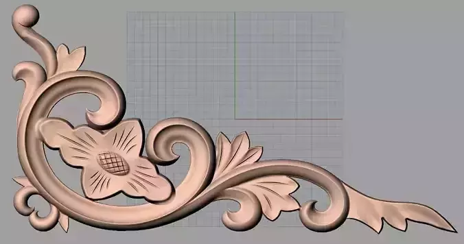 Artcam 3D relief STL models for CNC woodworking E141