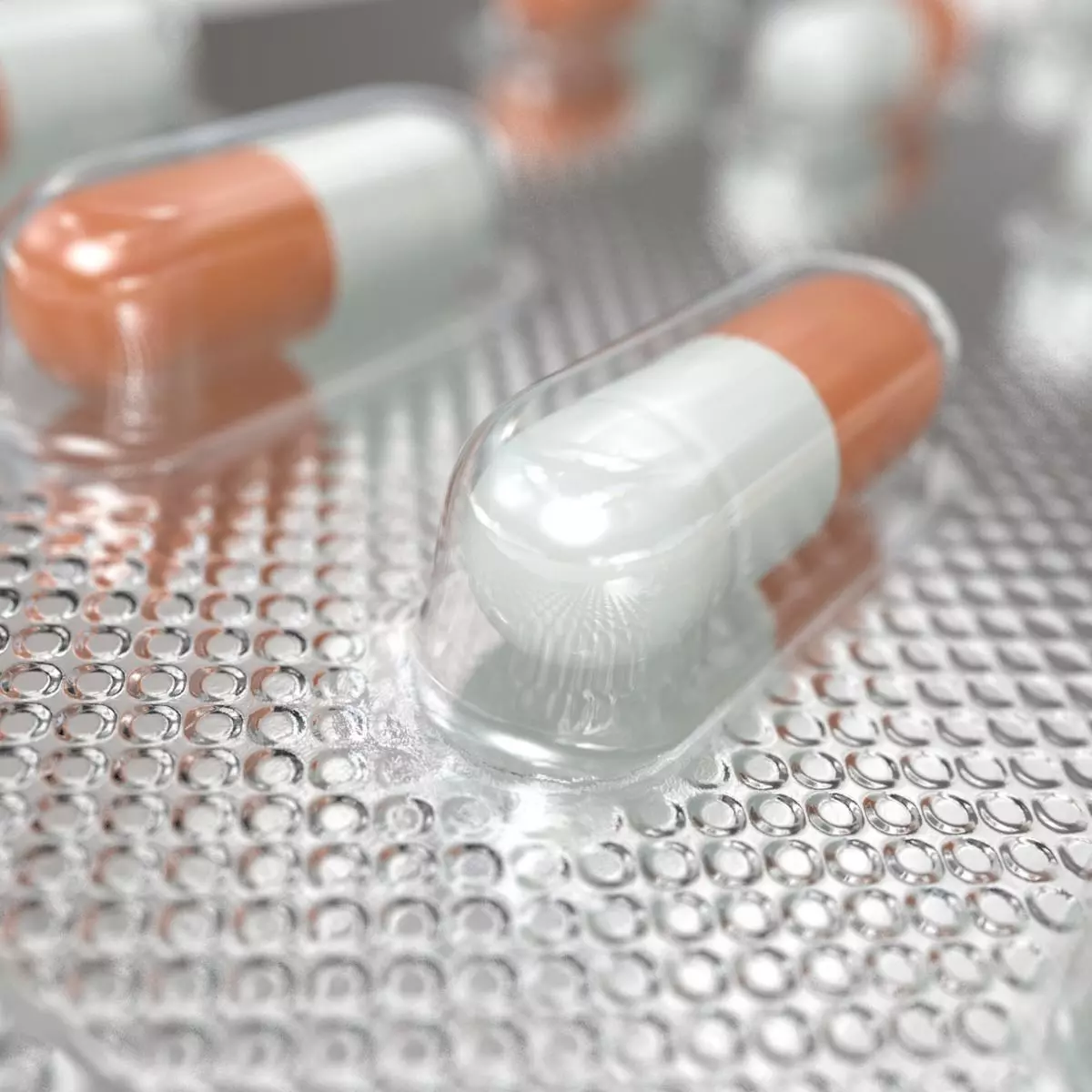 Capsule blister pack 3D model_0