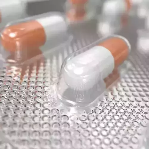 Capsule blister pack 3D model