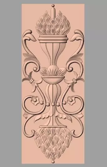 Artcam 3D relief STL models for CNC woodworking E143 3D model_0