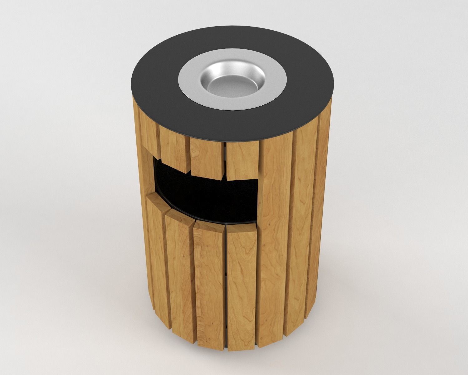 Trash Can 3D model_3