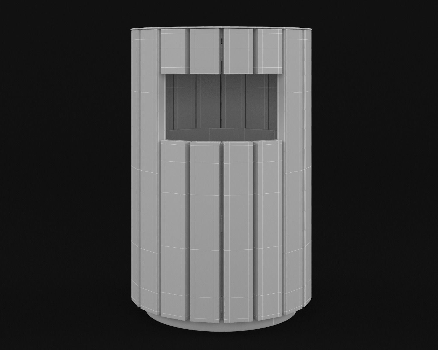 Trash Can 3D model_4