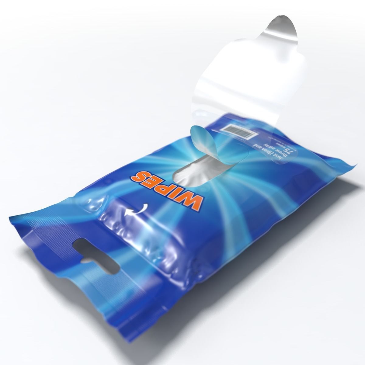 Cleaning wipes 3D model_6
