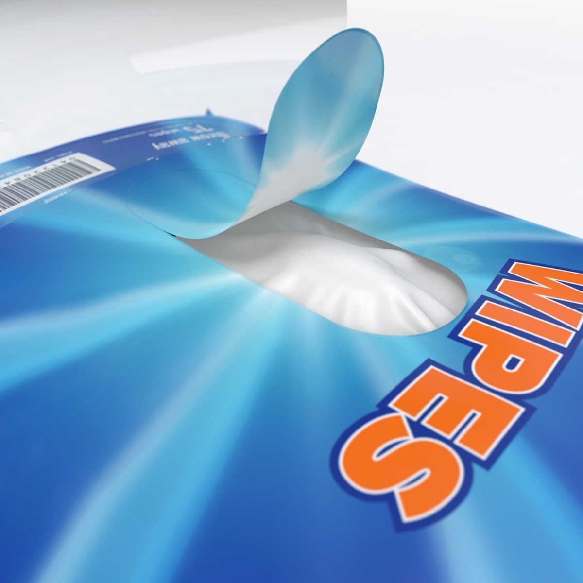 Cleaning wipes 3D model_3