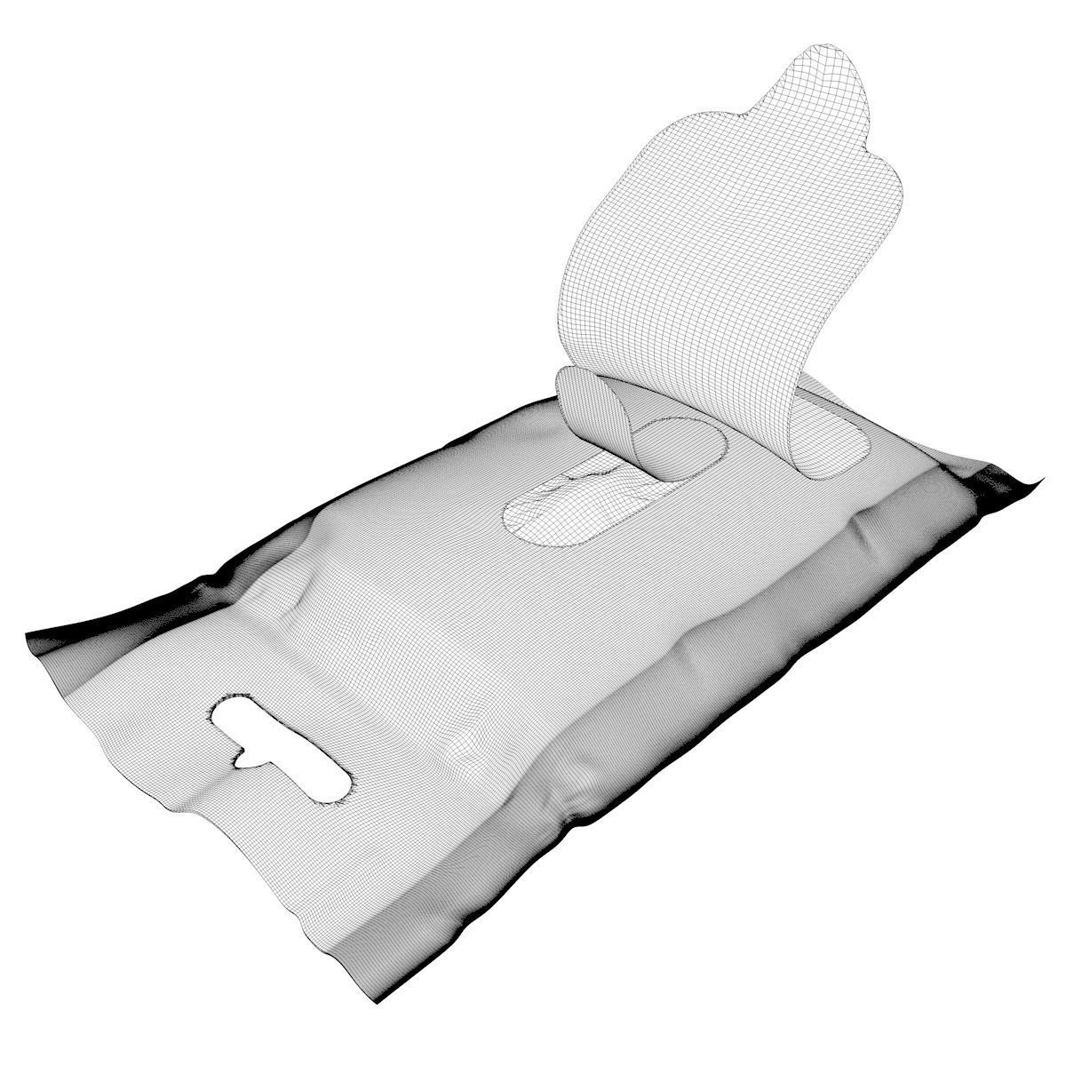 Cleaning wipes 3D model_7