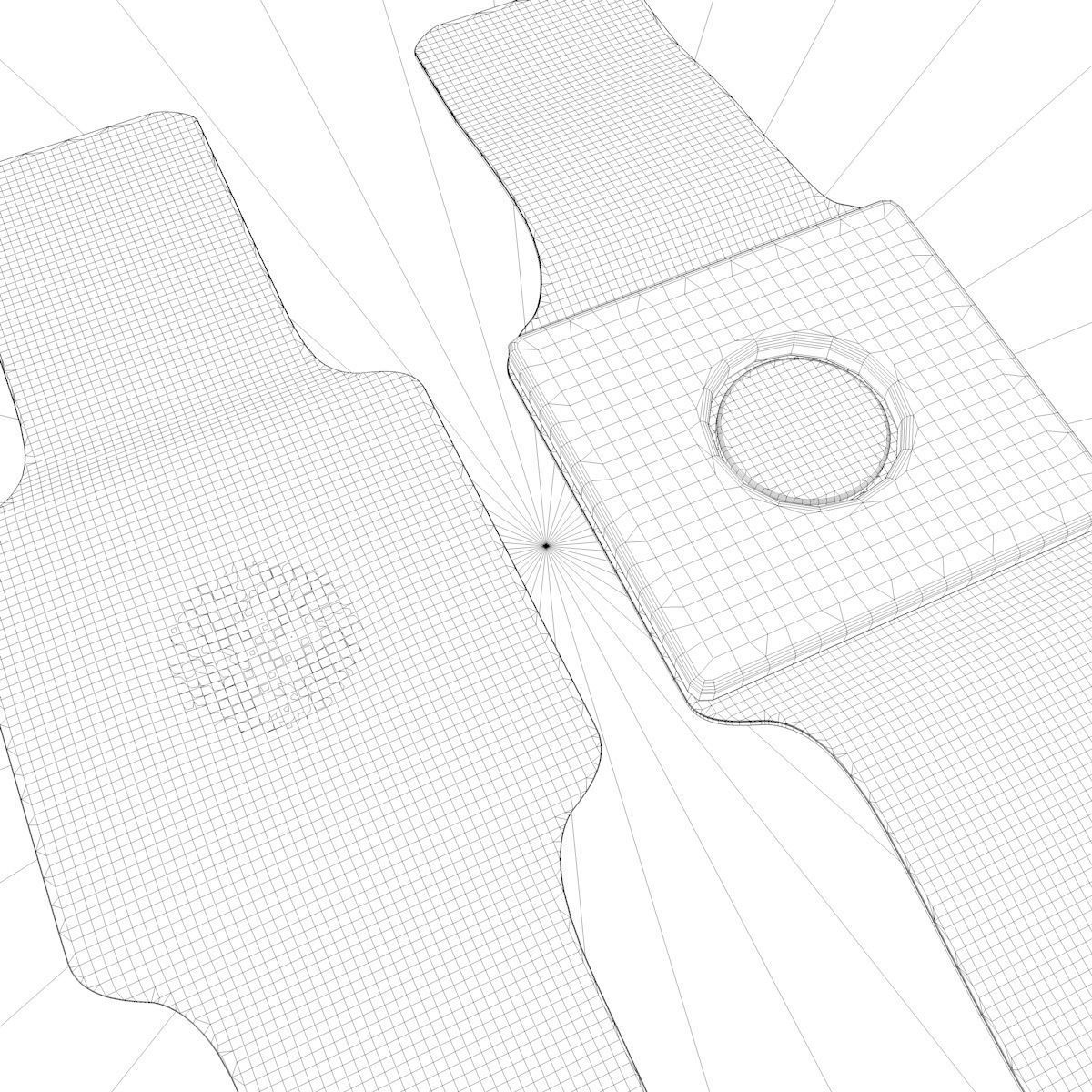 Corn plaster 3D model_4