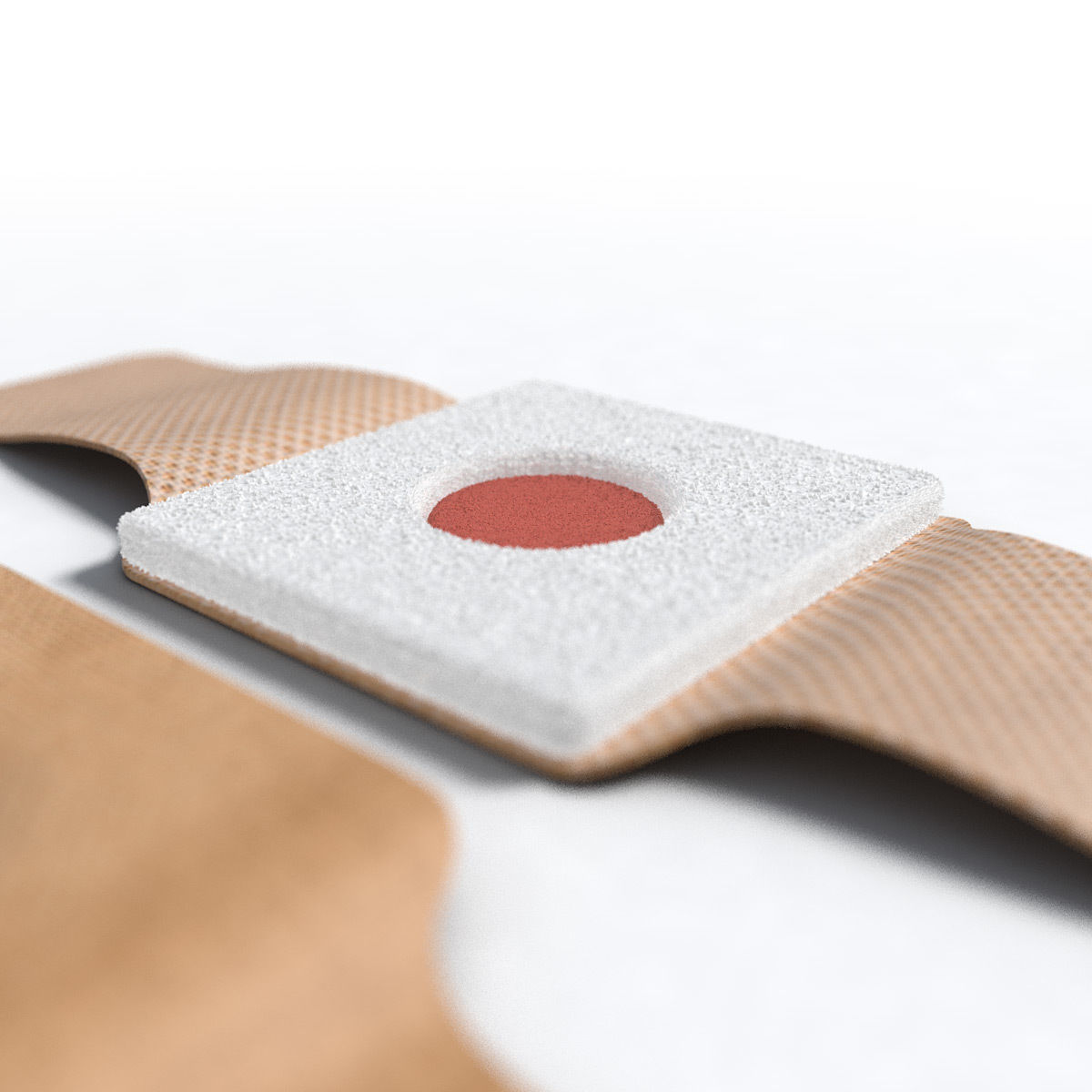 Corn plaster 3D model_2