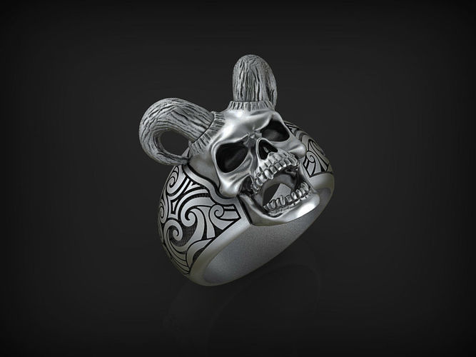 Ring Sea Devil STL 3D print model