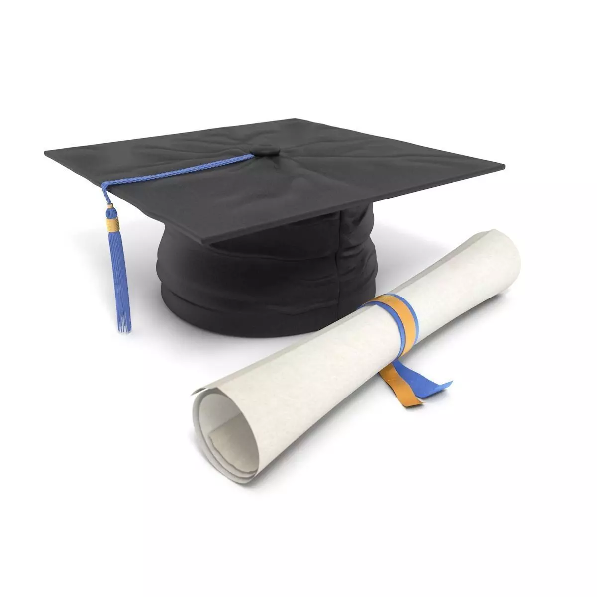 Graduation Cap 3D model_0
