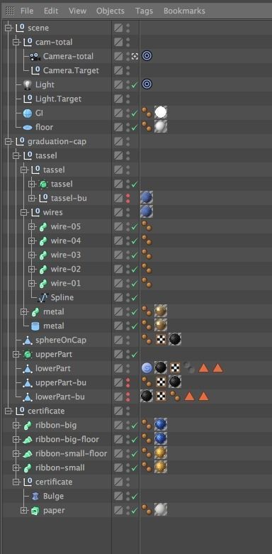 Graduation Cap 3D model_10