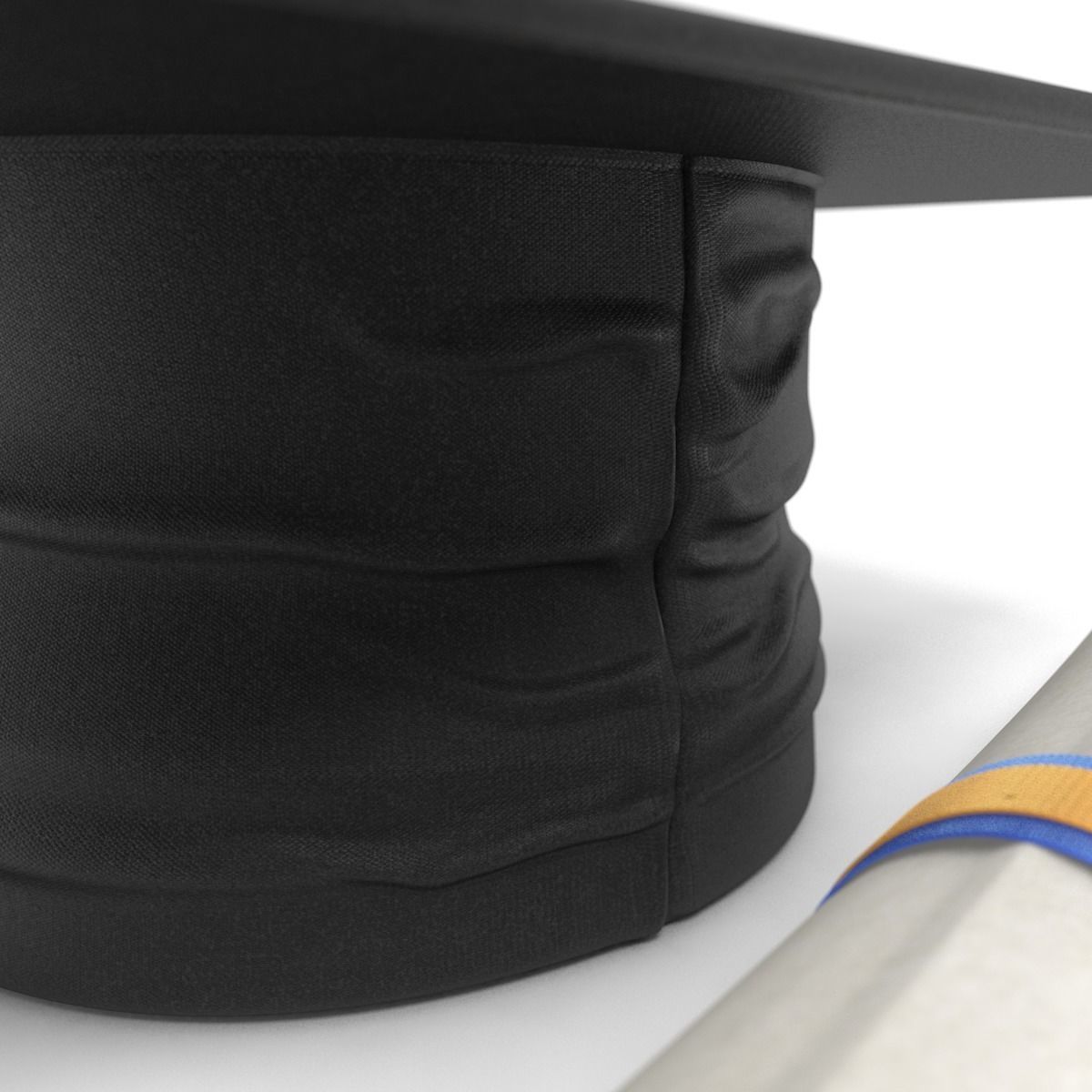 Graduation Cap 3D model_2