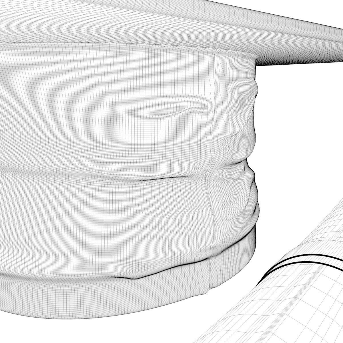 Graduation Cap 3D model_3