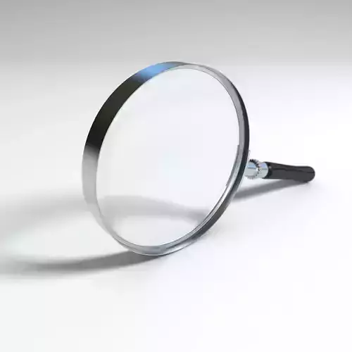 Magnifying glass 3D model