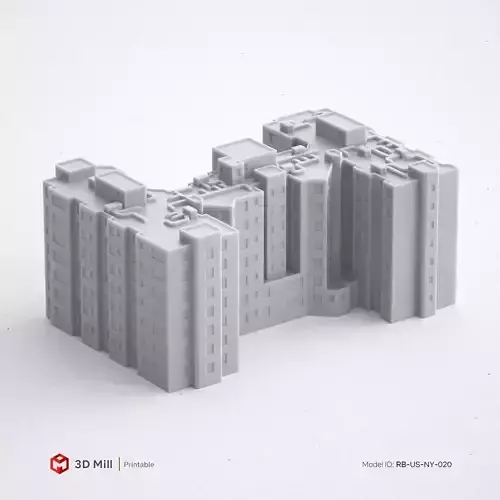 3D Print miniature building RB-US-NY-020 3D print model
