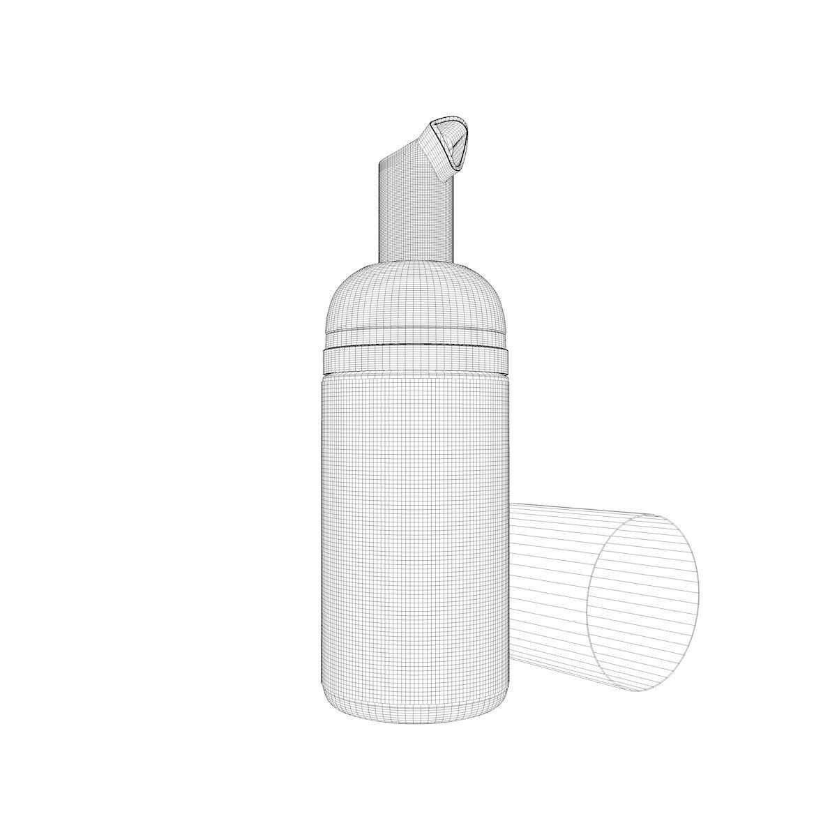 Mousse dispenser 3D model_1
