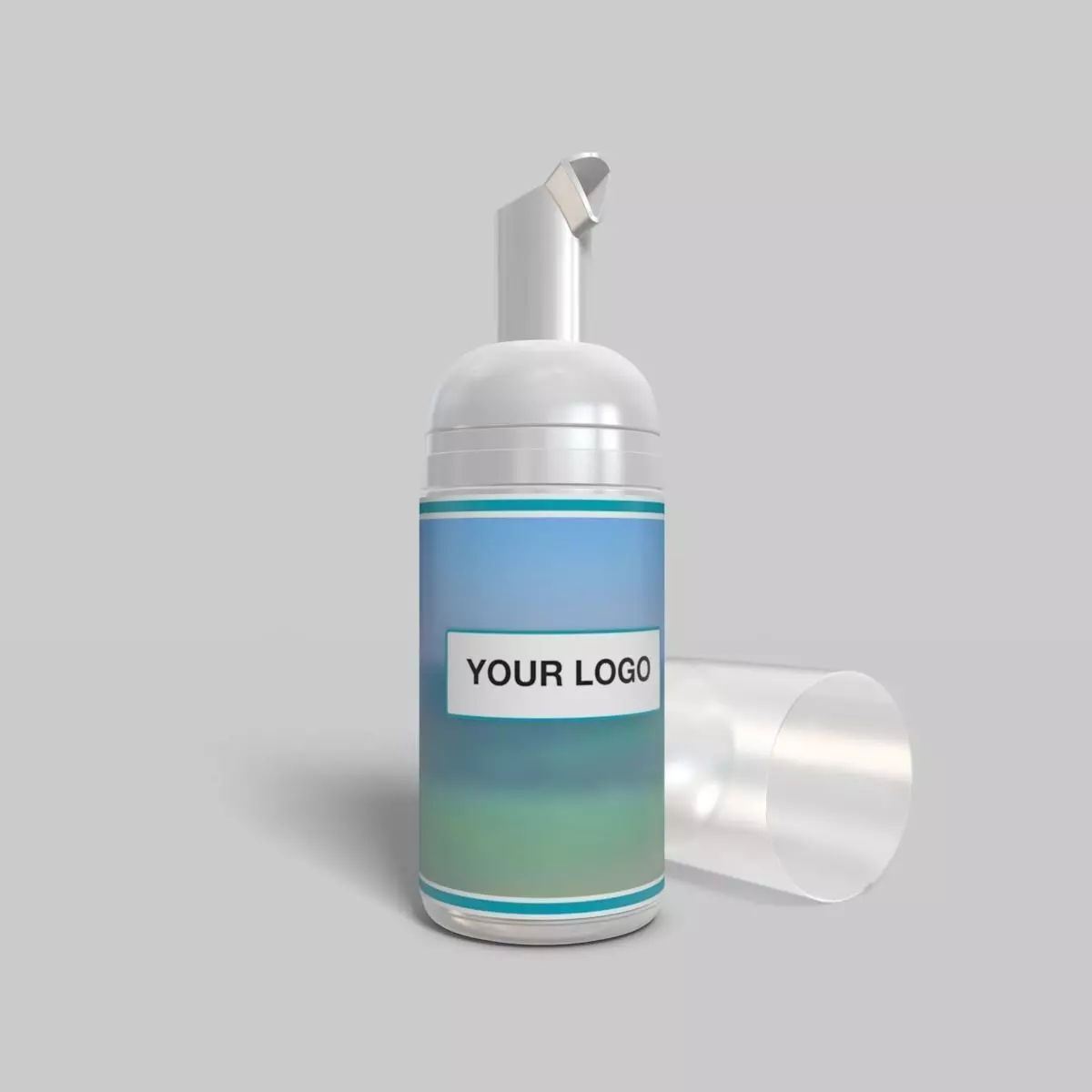 Mousse dispenser 3D model_0