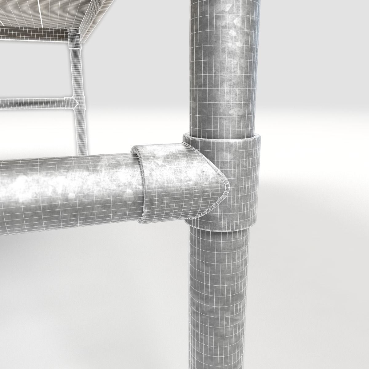 Scaffold table 3D model_9