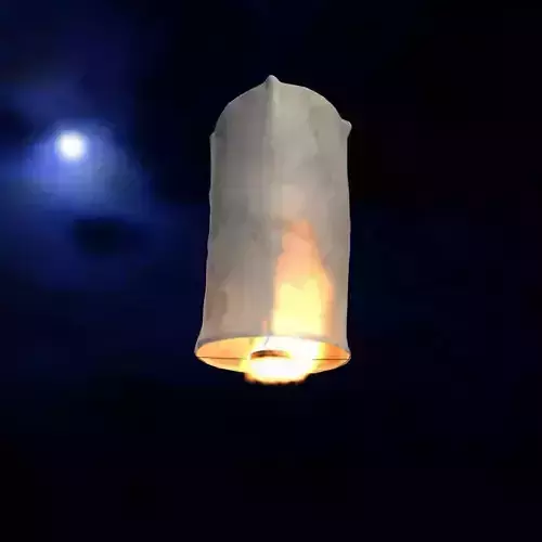 Asian sky lantern