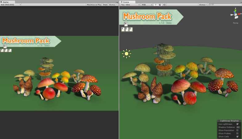 MushroomPack mushroom pack Low-poly 3D model_1