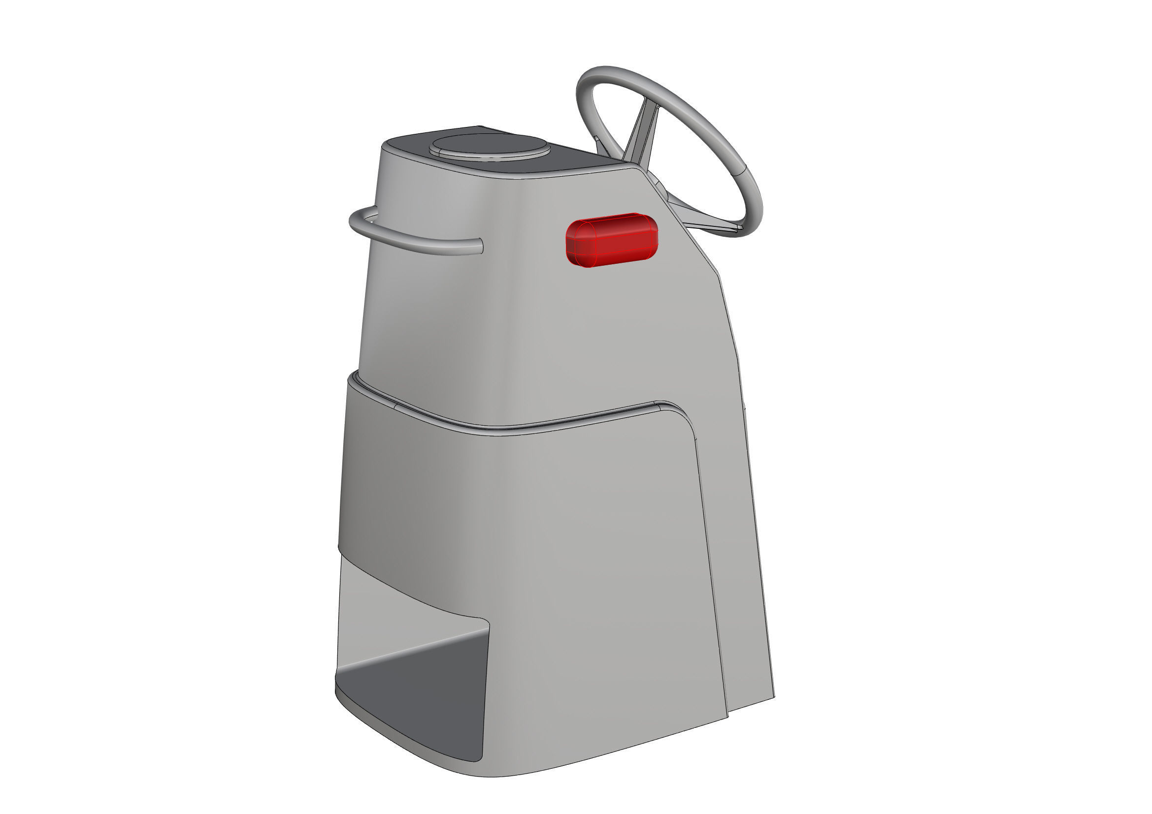 Boat Console 3D model_1