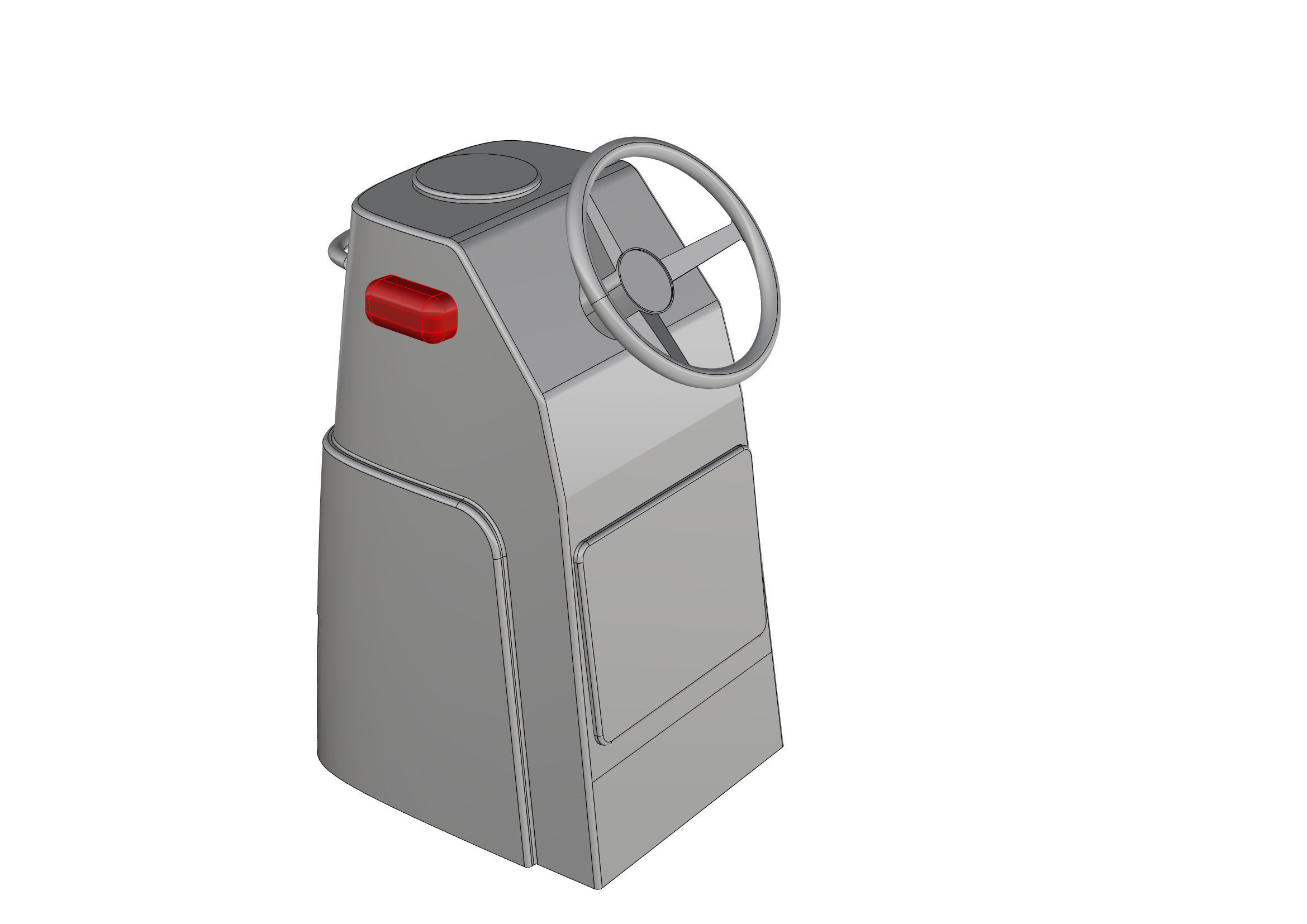 Boat Console 3D model_3