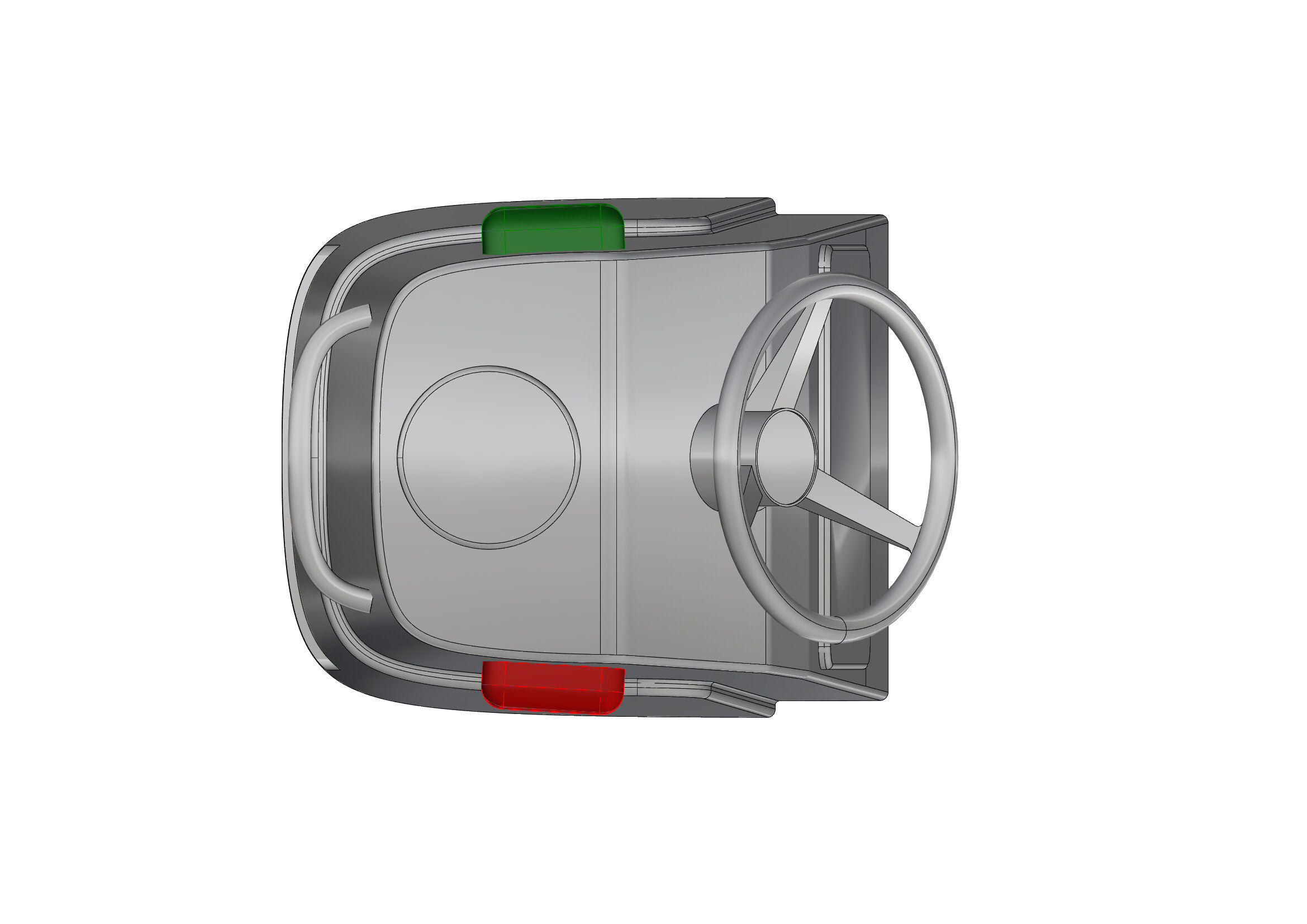 Boat Console 3D model_6