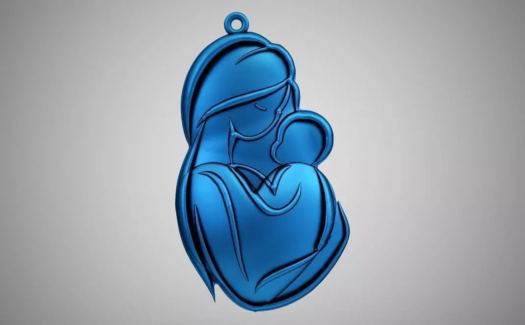 Mother Necklace Free 3D print model