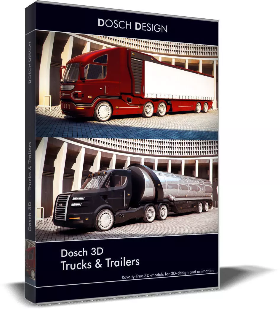 Dosch 3D - Trucks and Trailers 3D model_0