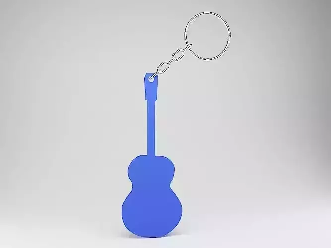 Guitar Keychain 3
