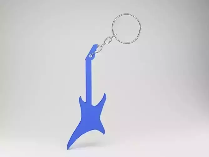 Guitar Keychain 6