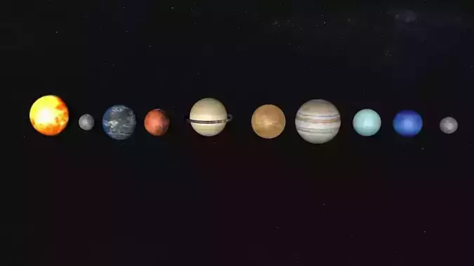 Solar System Free 3D model