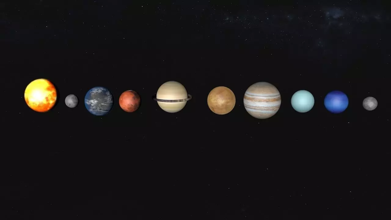 Solar System Free 3D model_0