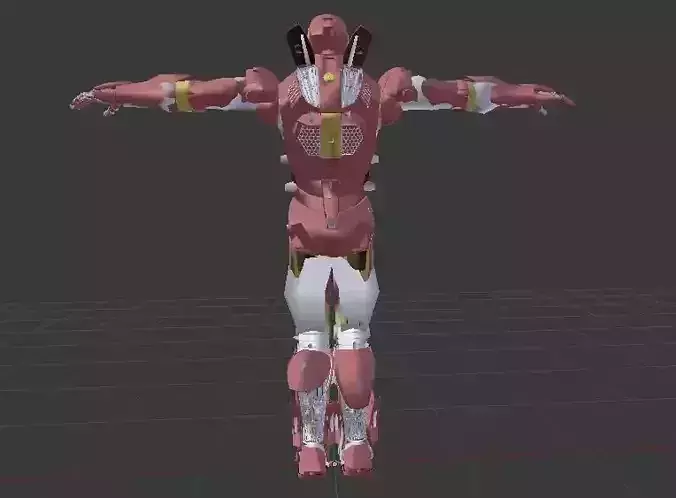 Iron Man Free low-poly 3D model