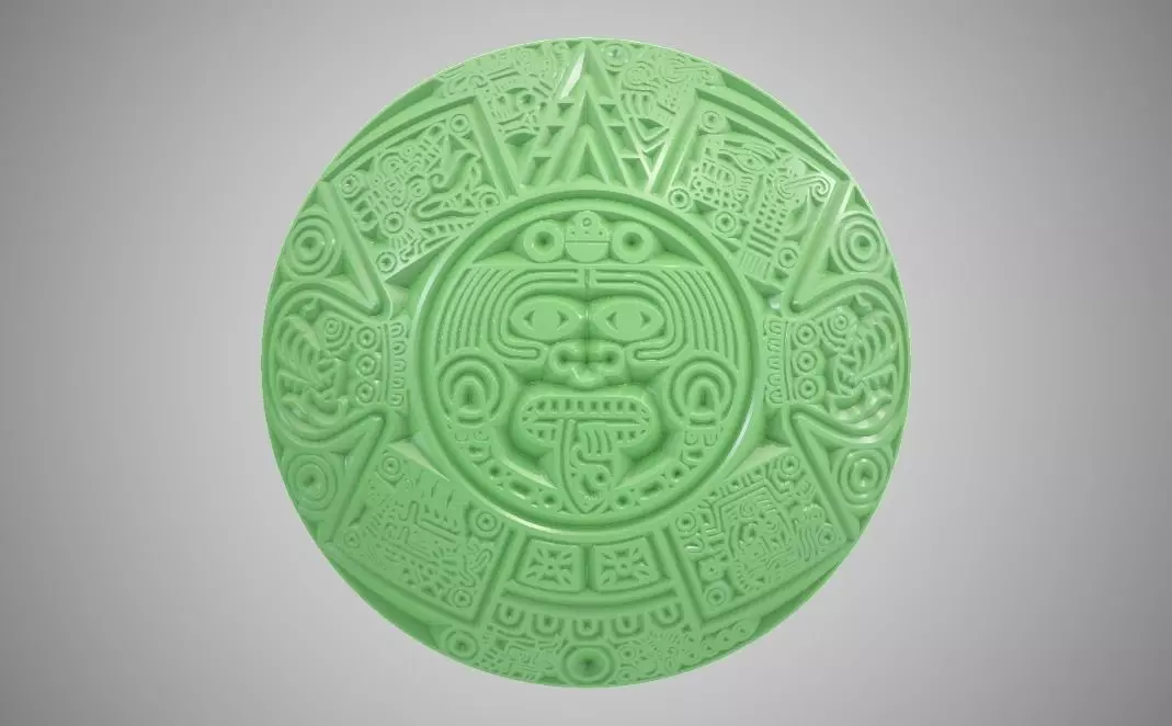 Aztec Wall Decoration 3D print model