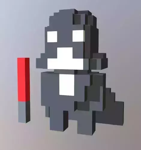Darth Vader Voxel style 