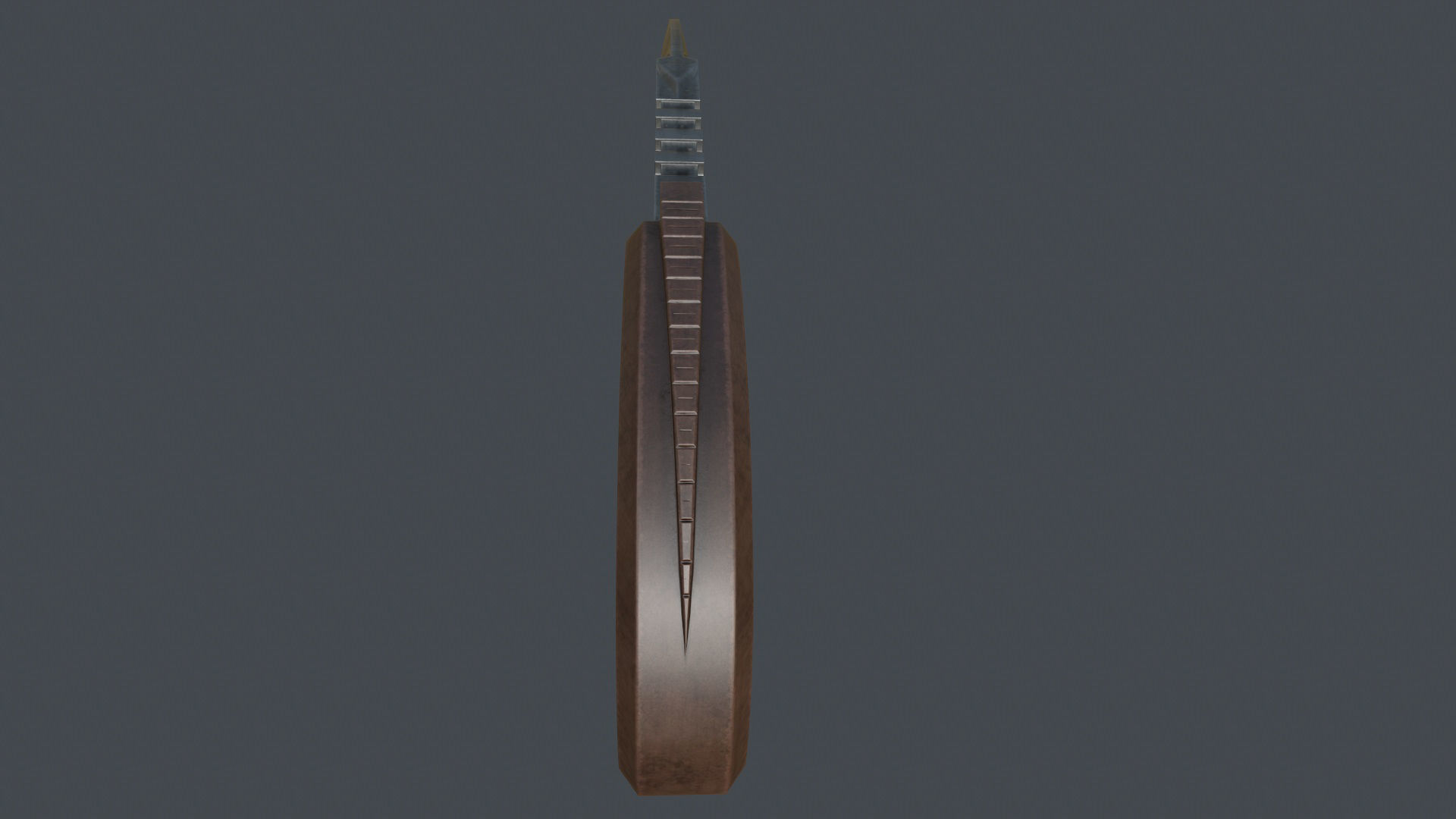 Fixed Blade Knife  Low-poly 3D model_12