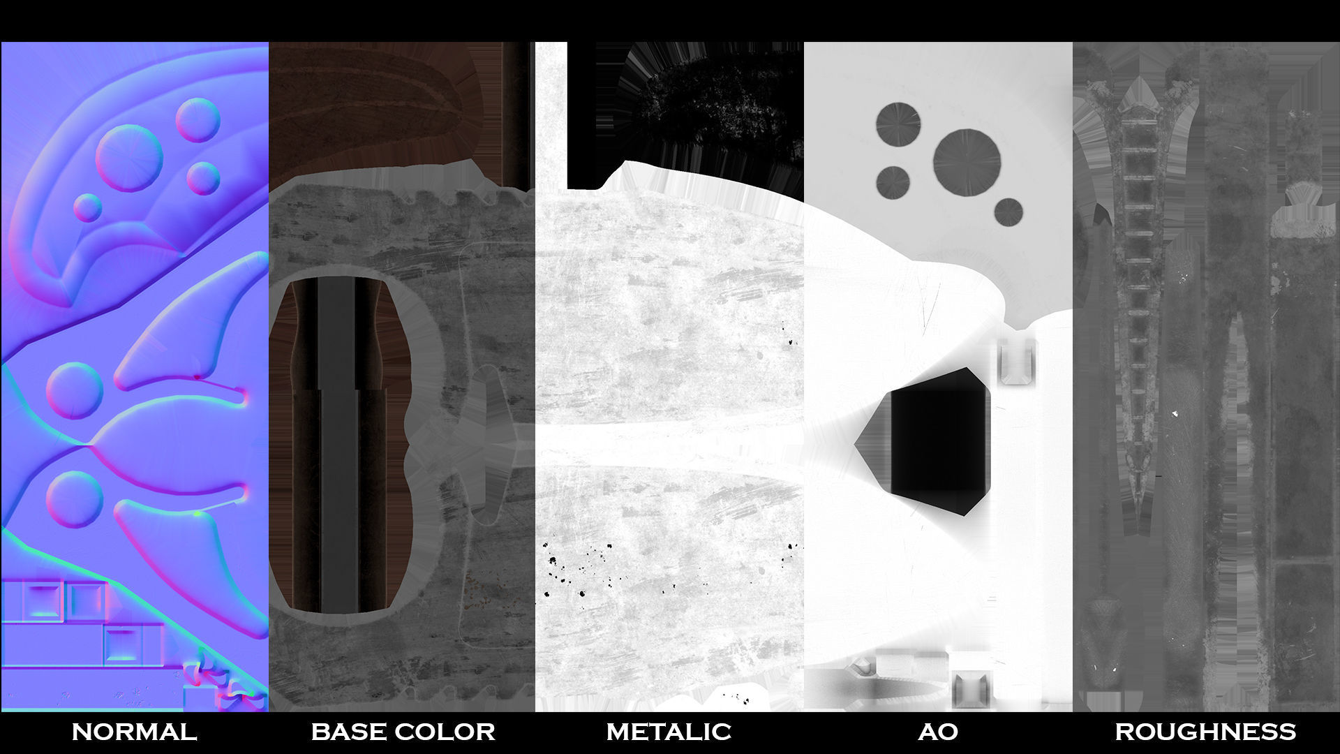 Fixed Blade Knife  Low-poly 3D model_15