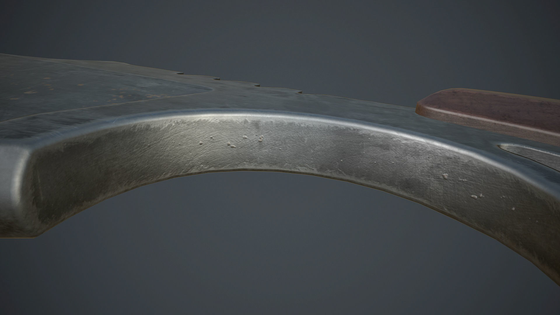 Fixed Blade Knife  Low-poly 3D model_3