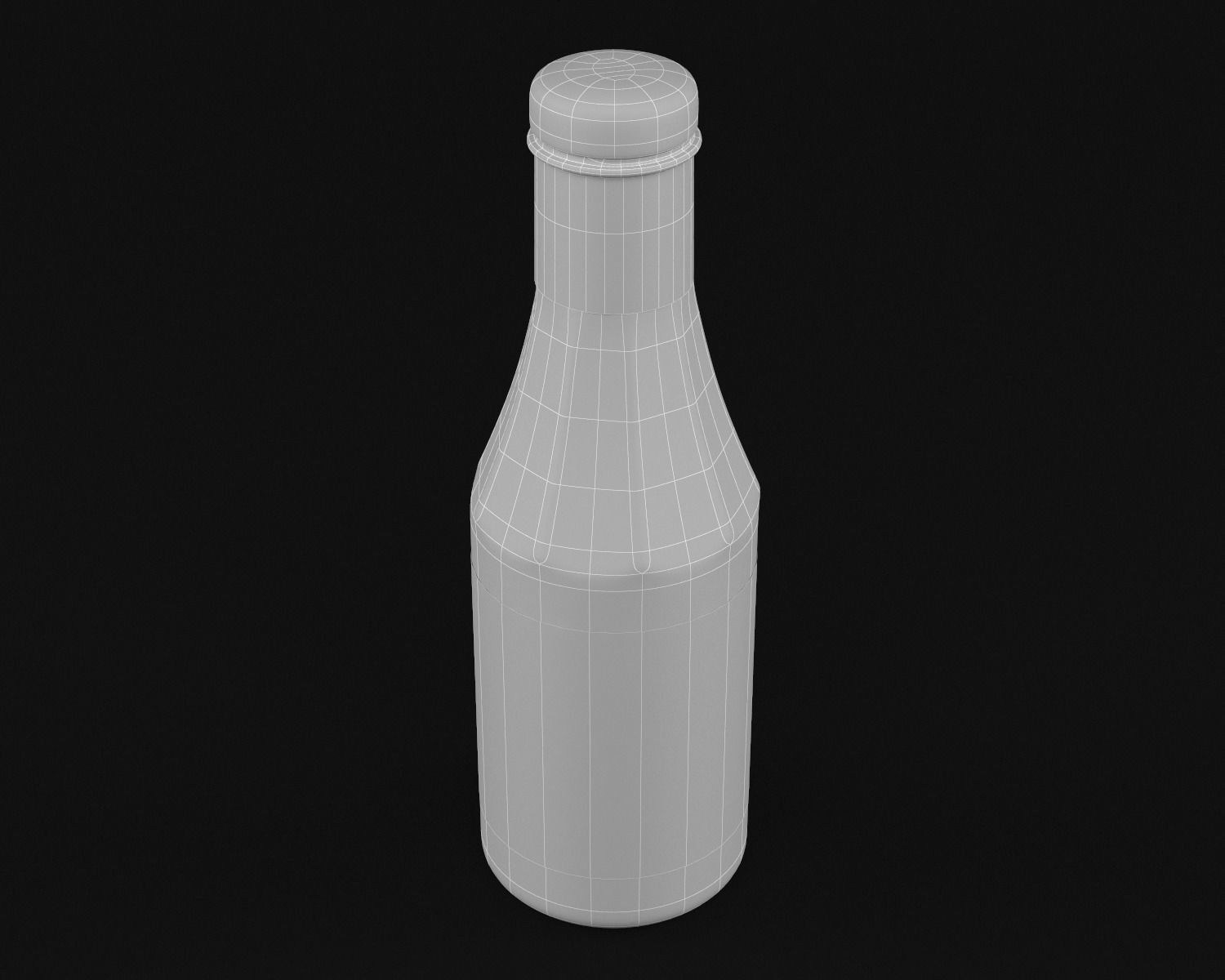 Ketchup Bottle 3D model_4